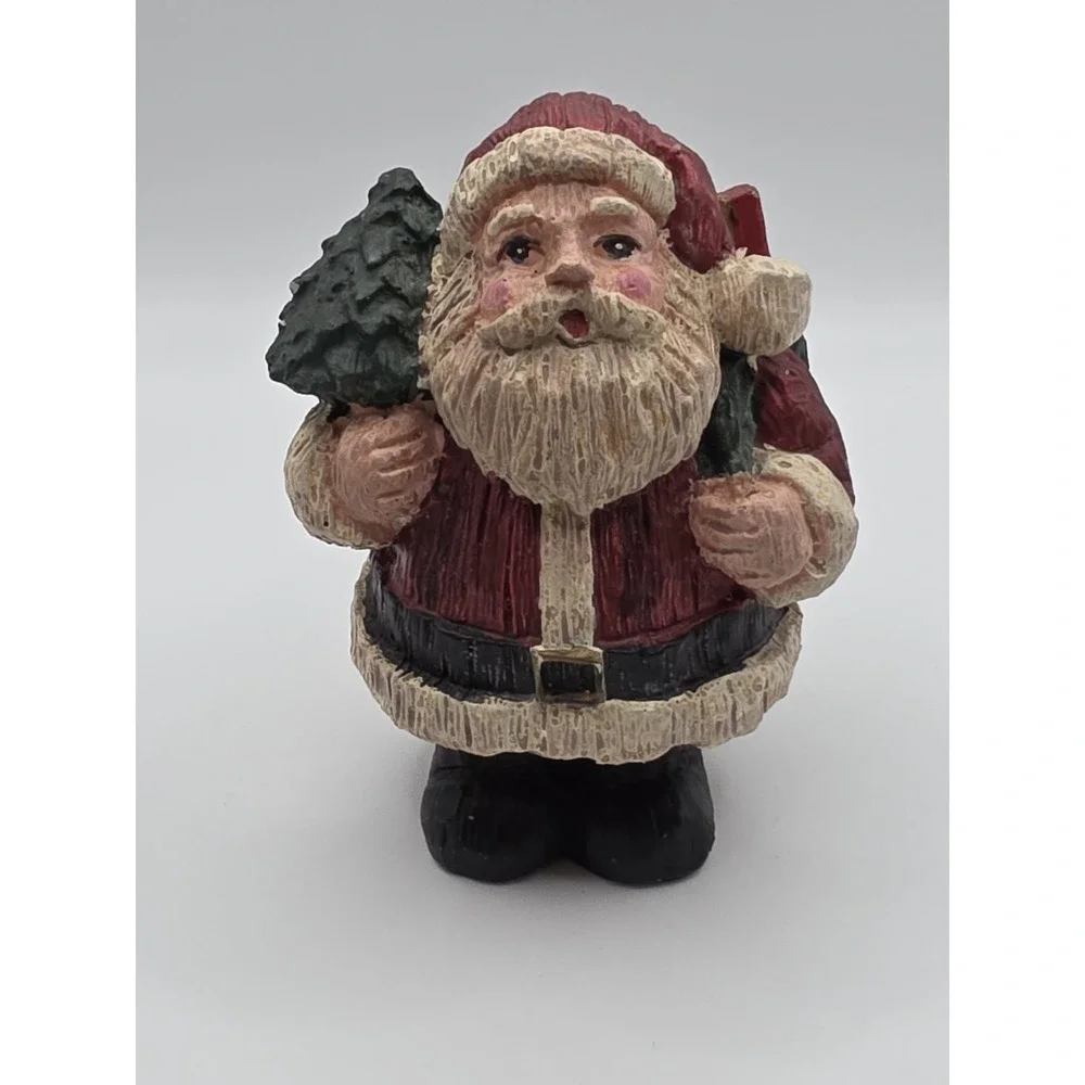 Resin Santa Clause Christmas Decor Midwest
